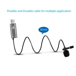 Top selling USB2.0 Mini Headphone plug unidirectional electret condenser microphone