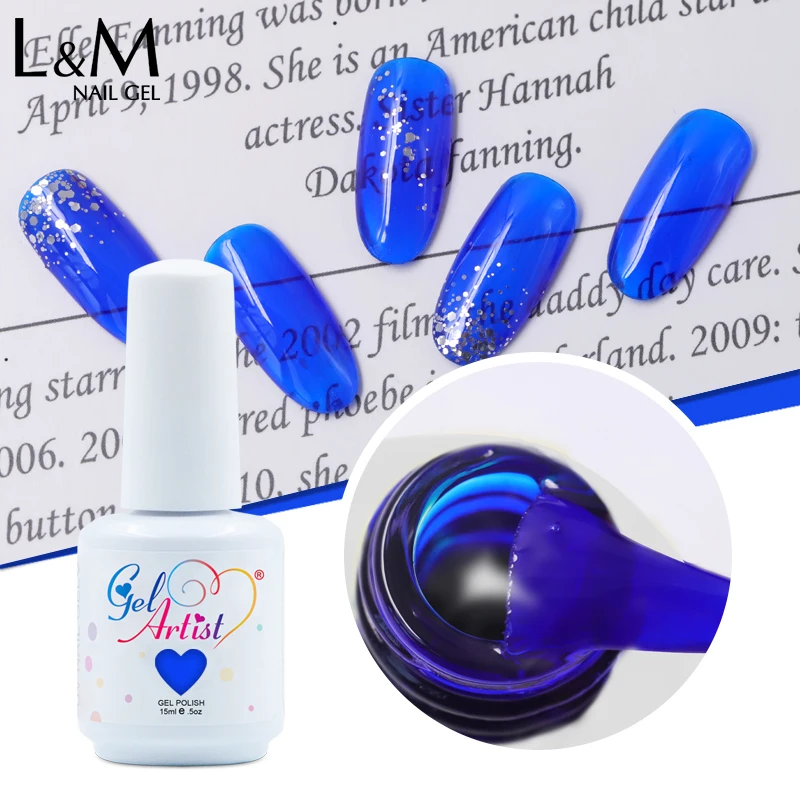 custom private label finger art nail gel polish varnish kit semi cured color bottle uv nail gel