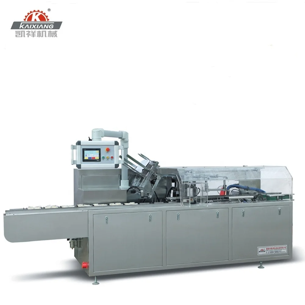 automatic box packing machine for biscuits carton box packing machine