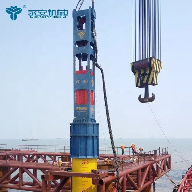 
Yongan YC-40 hydraulic Impact hammer for piling 