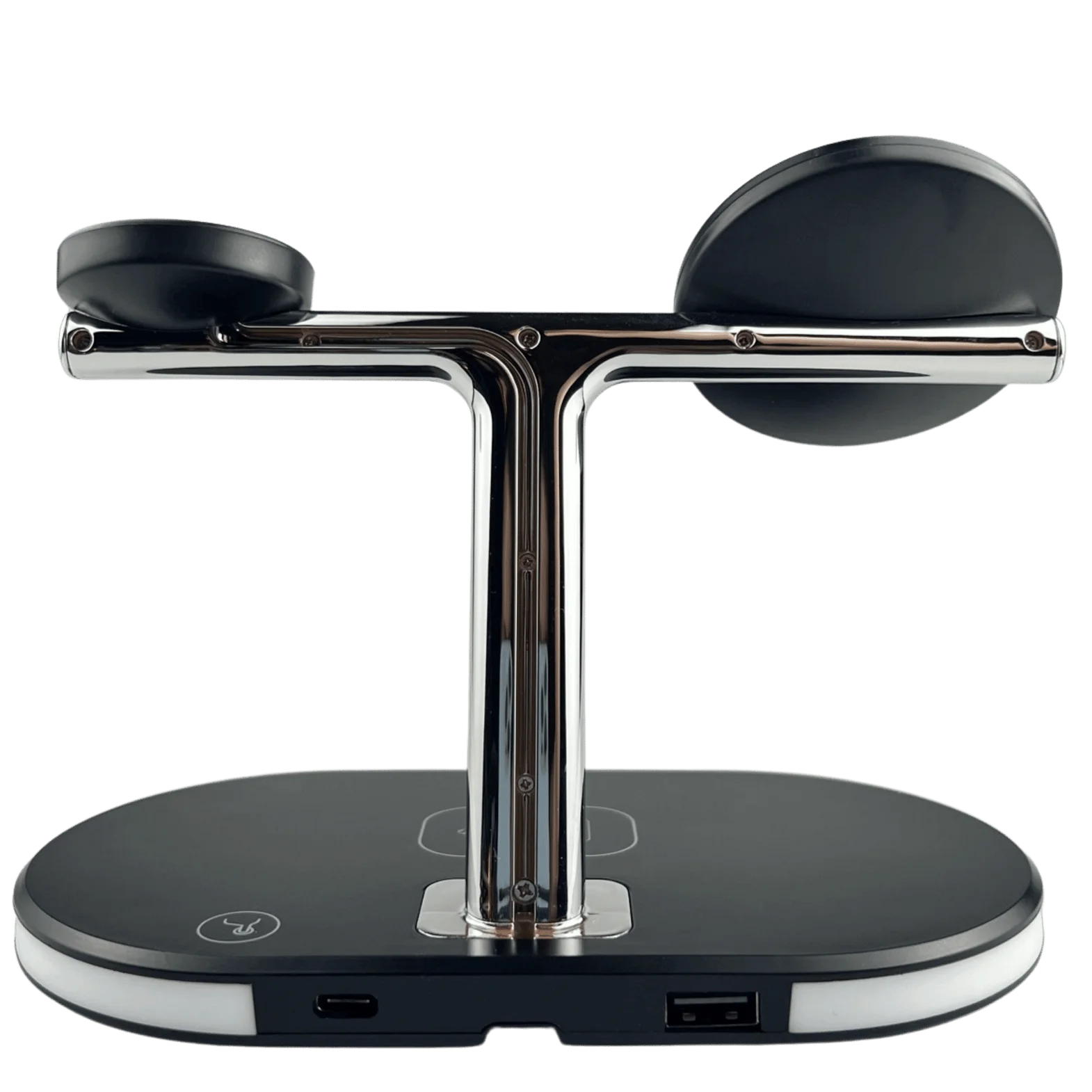 Detachable Wireless Charging Station with Touch On/Off Lamp Max 30W  3 in 1 Magnetic Wireless Charger