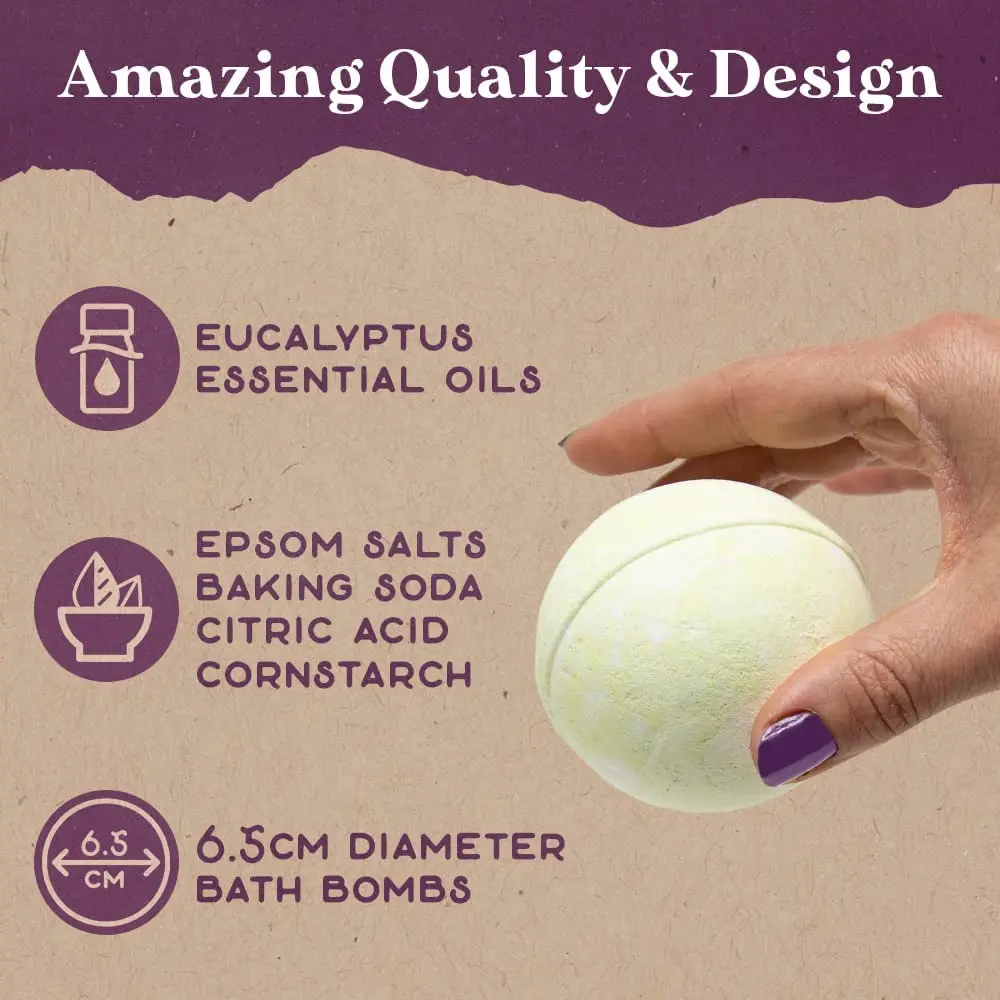 Private Label Handmade Bubble Fizzy Bath Bombs Set Natural Organic Bath Bombs Gift Set Relaxing Bath bomb for Men Women