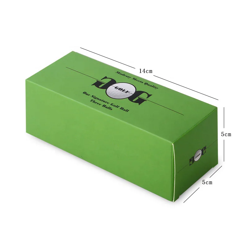 Golf ball ping pong table tennis die cut packaging sleeve paper box with window