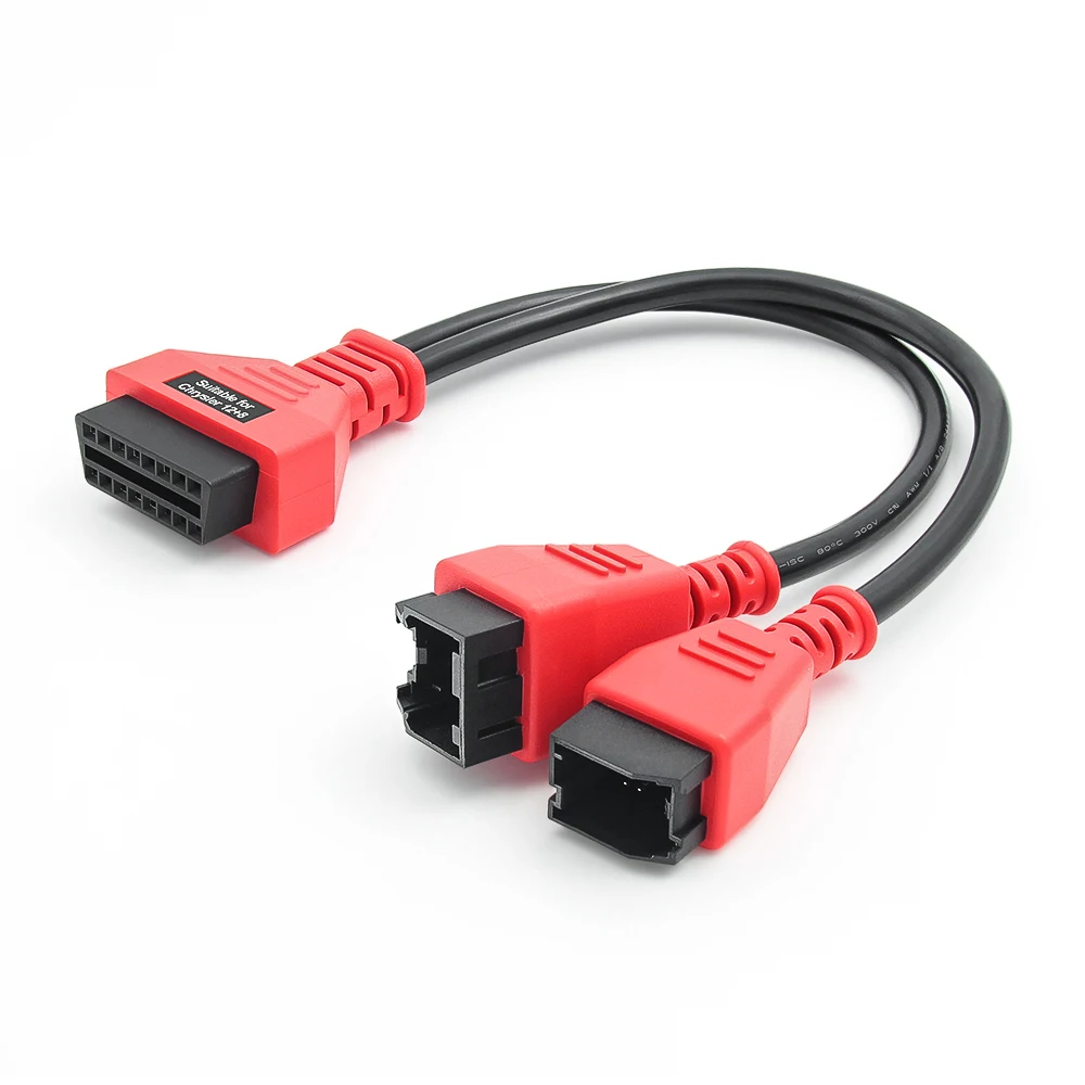 Hot Sale OBD2 Cable for Chrysler 12pin 8pin Programming Diagnose for Chrysler for Jeep Renegade Wrangler 300C after year 2018