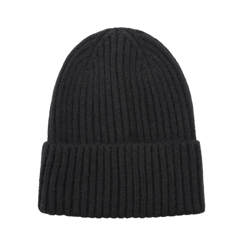Bulk wholesale high quality plain winter knitted hats acrylic custom logo beanies for women men