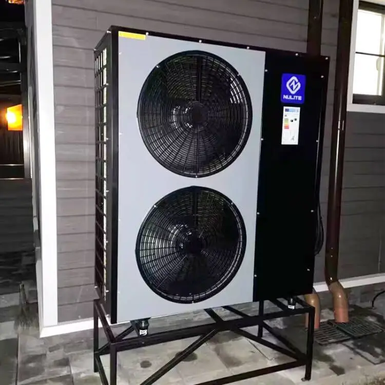 Low Temp -25C high cop evi full dc inverter r410a heat pump hot water heating heater oem