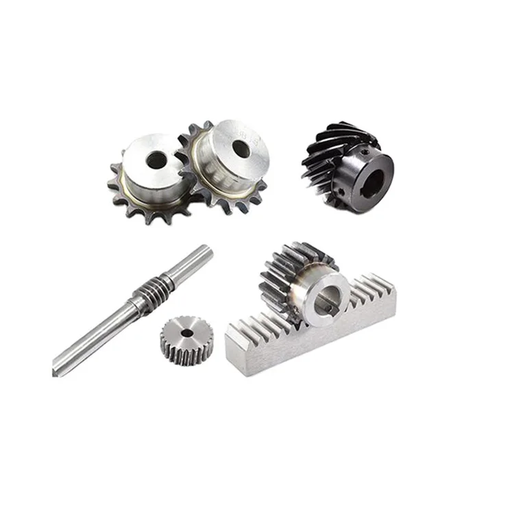Пользовательские ЧПУ Обработанные шестерни вал металлические спиральные конические шестерни маленькие конические шестерни червячный вал
