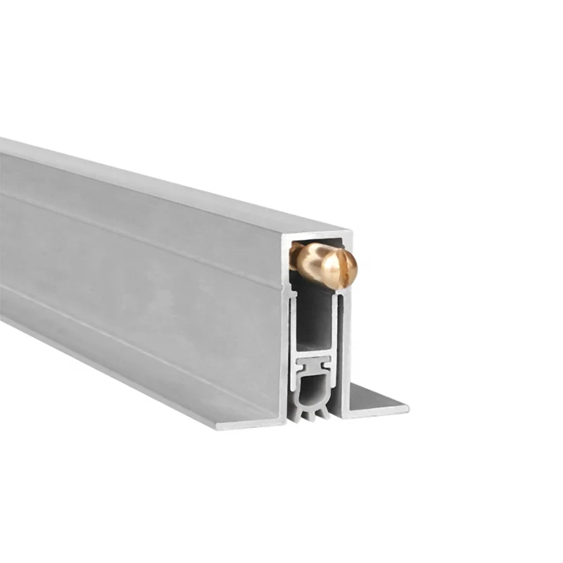 Door bottom drop seal automatic drop down weather draught seal