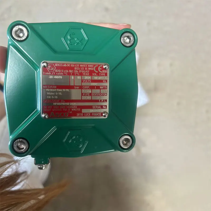 ASCO 327 Series NF8327 B292 24vdc Direct Acting Solenoid Valve Model Number NF8327B292