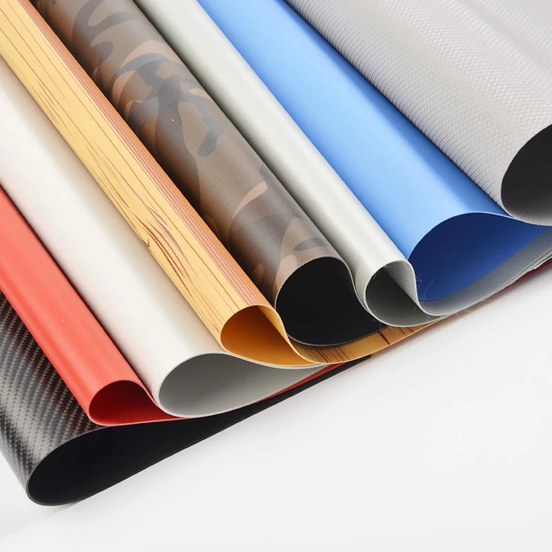 850g PVC and Polyester Fabric Inflatable Boat Material for inflatable Boat 0.70MM Thickness 0.90mm thickness 1.20mm thickness