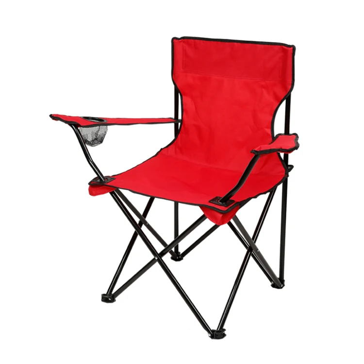 
Customizable High Quality Oxford Cloth Cheap Folding Camping Fishing Chairs with Cup Holder and Bag 