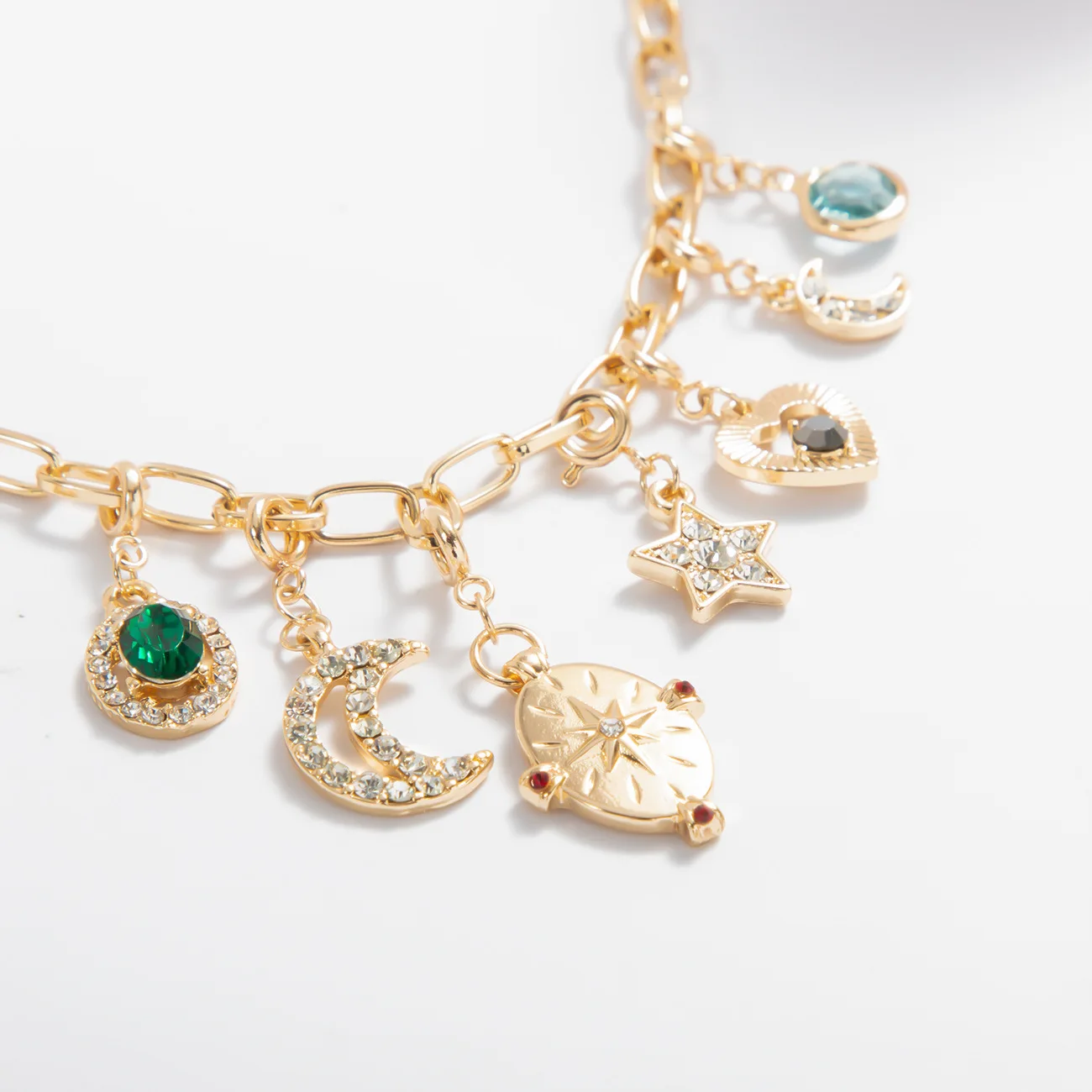 Charm Pendant Necklace Ins Trendy Stylish Adjustable DIY Female Necklace Pastoral Ocean Animal Heart Cute Pendant Necklace