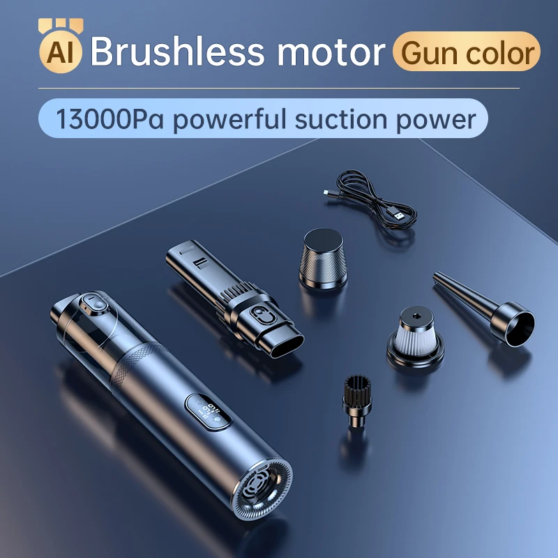 Powerful electric cordless air duster 2 in 1 Air Blower & Vacuum Cleaner Portable Compressed Air Duster 13000PA vacuum cleaner