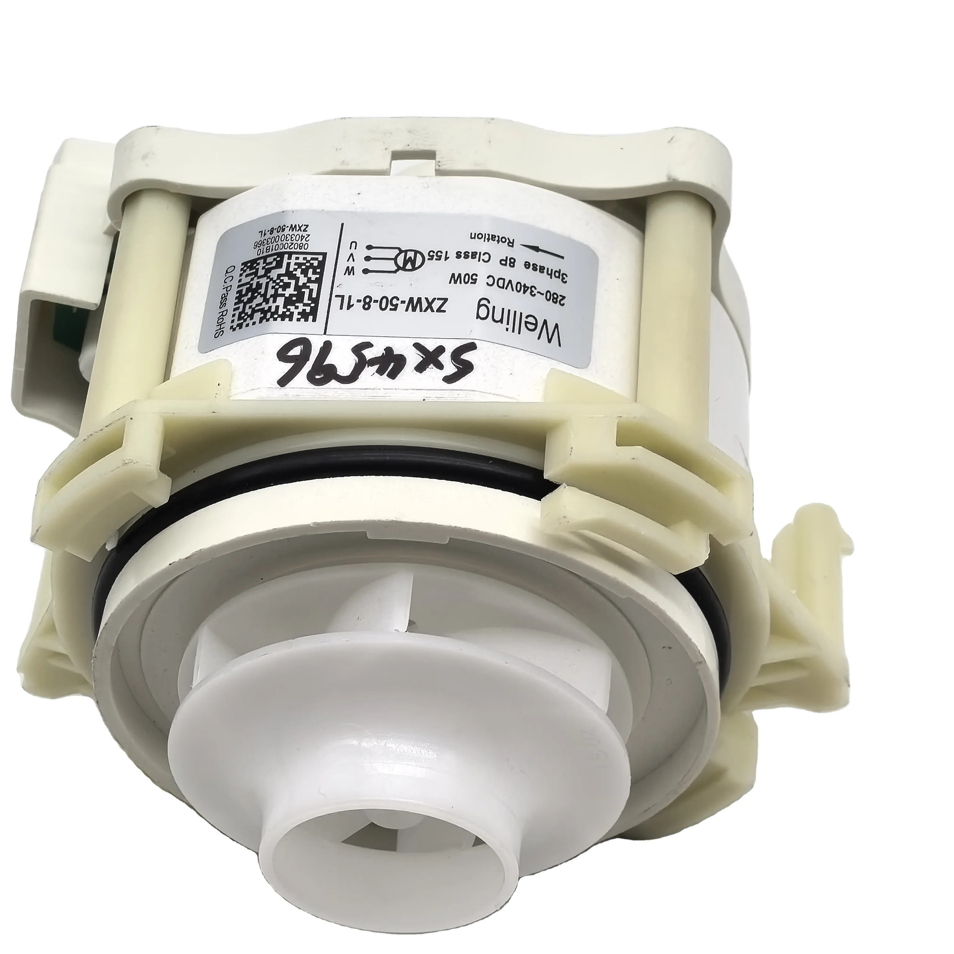 zxw-50-8-1l welling brand replacement dishwasher  parts  280-340V 50Hz 50W dishwasher Circulating Pump bldc Motor