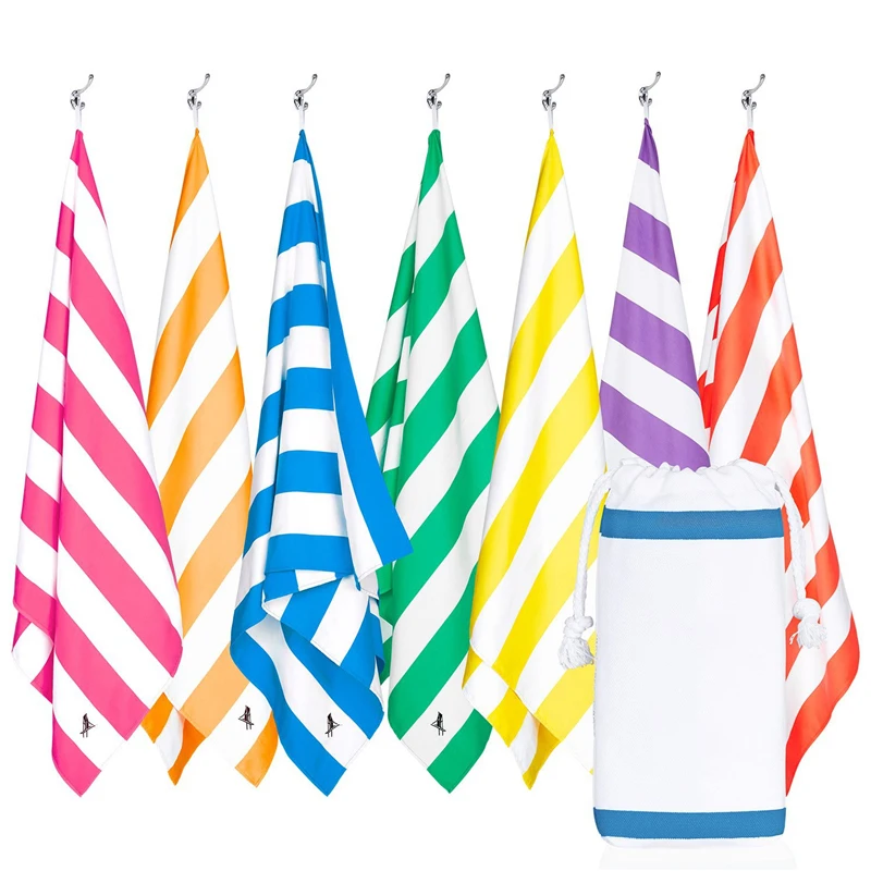 Surf Towel Beach Chair Cover Microfiber Beach Towel With Custom Logo Print Wash Cloth