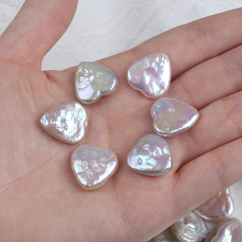 Лидер продаж белый цвет барокко в форме сердца натуральный пресноводный жемчуг