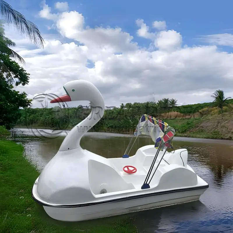 Hot Sale Water Bicycle 4 Seats Paddle Boat PE Material Leisure Pedal Boat