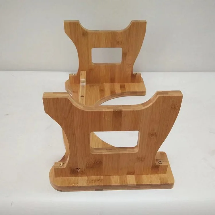 refined-bam Good bathroom folding bamboo toilet stool