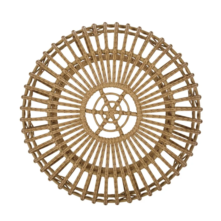 New Style Organic High Quality Circle Rattan Table For Decoration From Viet Nam Ready To Ship