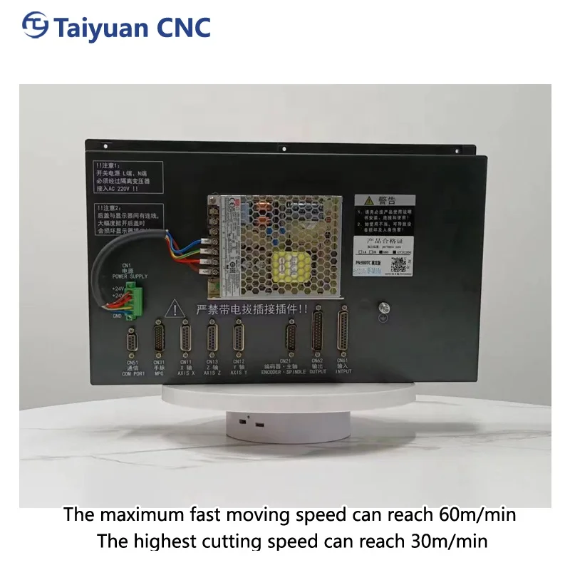 3 Axis  Lathe Cnc Machine Controller  with Editable Ladder Diagram and Plc&Atc Function for Drilling Turning