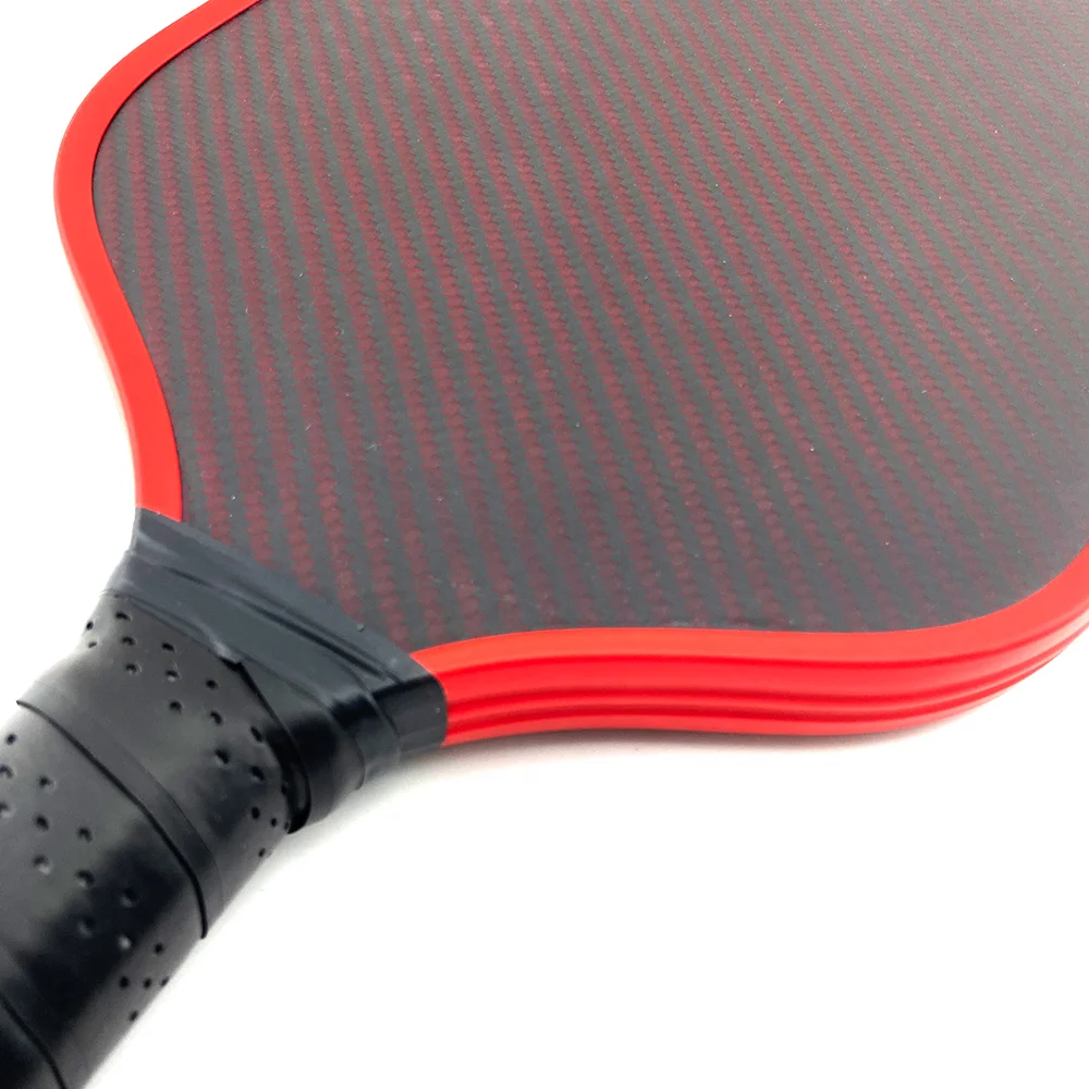 USAPA Approved Professional Thermoformed Paddle pickleball RED KVL carbon fiber with high grit&spin surface pickleball paddle