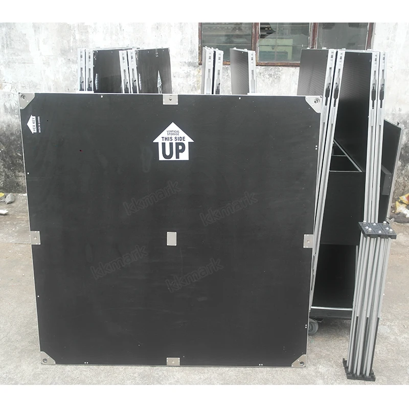 kkmark indoor Portable Drum display Quickly Assemble event Intelligent Modular smart Stage Platform with Riser