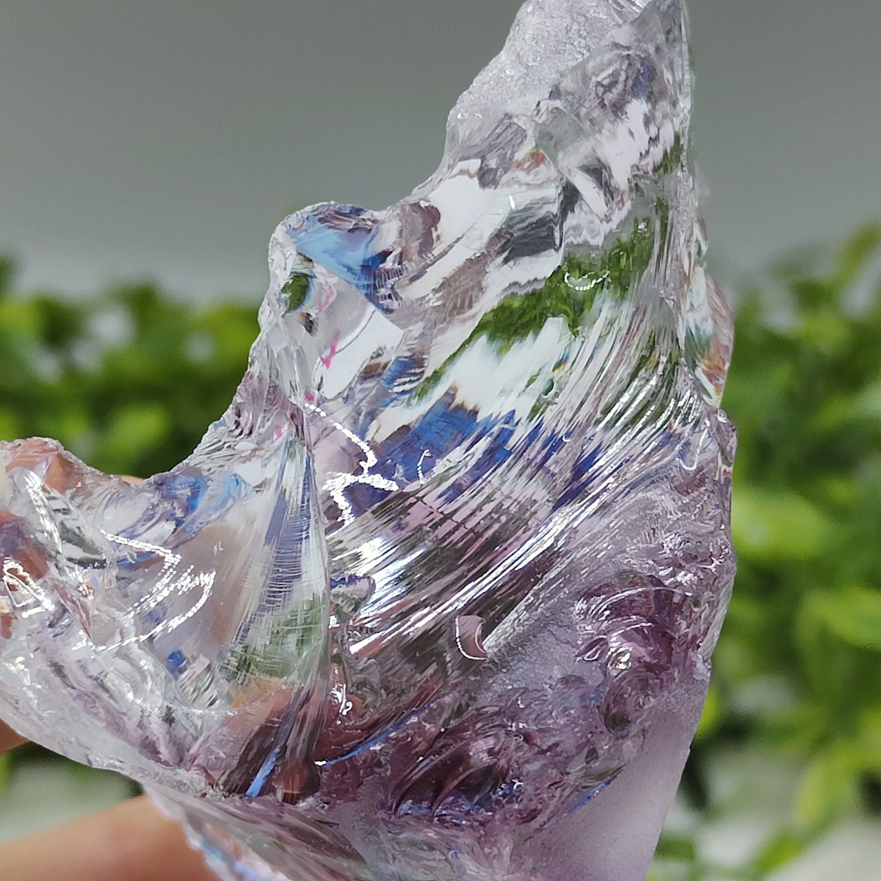 Factory customized Ocean Blue Landscape Building colored Glass Chunk Rocks stone for sale