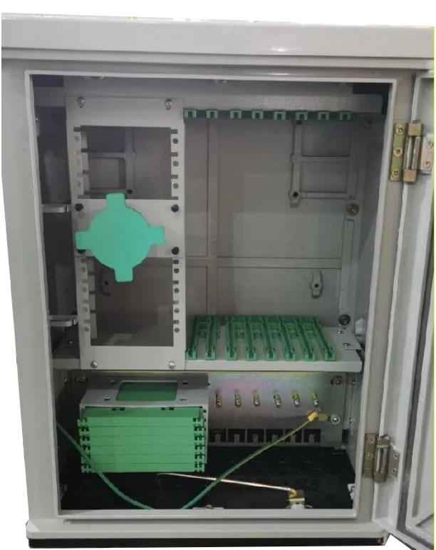 96 core Fiber optic Cabinet SMC Material Outdoor Indoor Telecom Cabinet Fiber optical cross connect cabinets