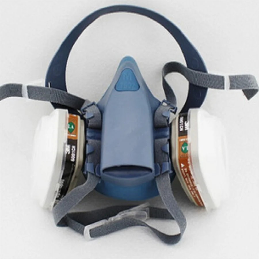respirator mask silicone face mask  M7502 filter face