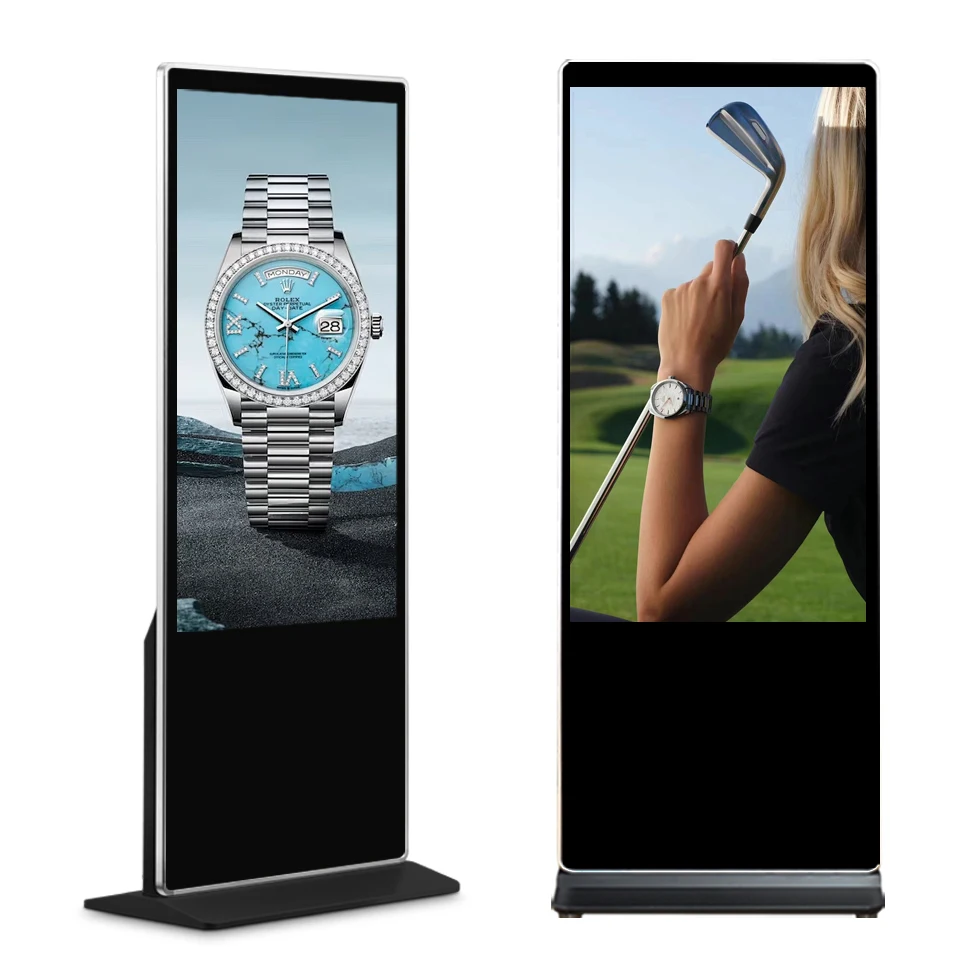 hot-selling vertical electronic advertising machine video wall panel indoor pixel programmable led display screen for glass