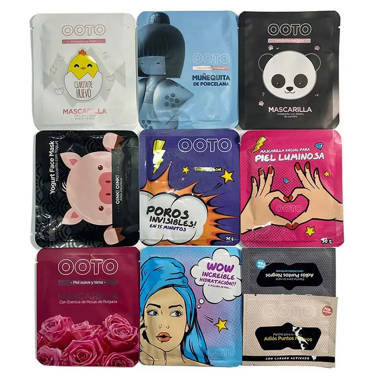  OEM пользовательский персональный лейбл Mascarillas Faciales Корейская увлажняющая маска для лица лист Органическая красота уход за