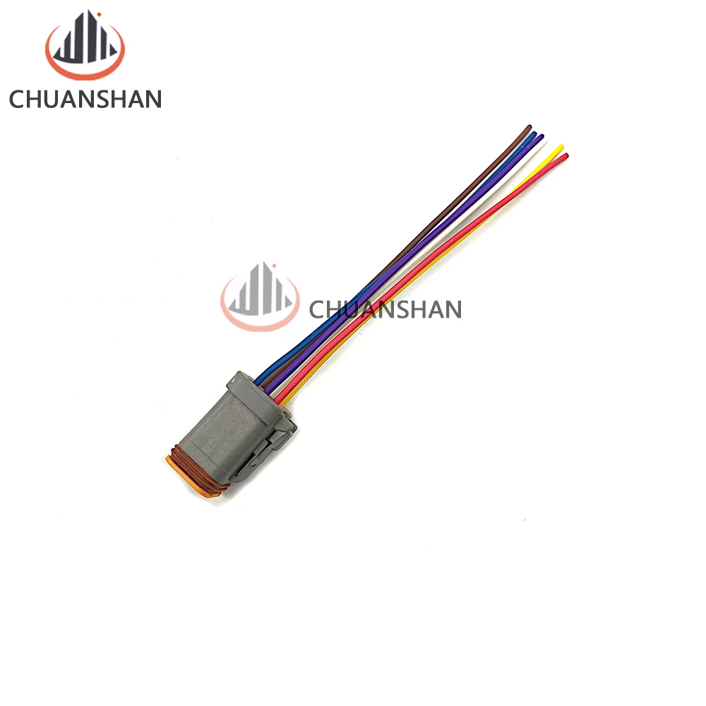 Deutsch DT06-6S and DT04-6P 6Pin Engine/Gearbox waterproof electrical connector with cable for car bus motor truck