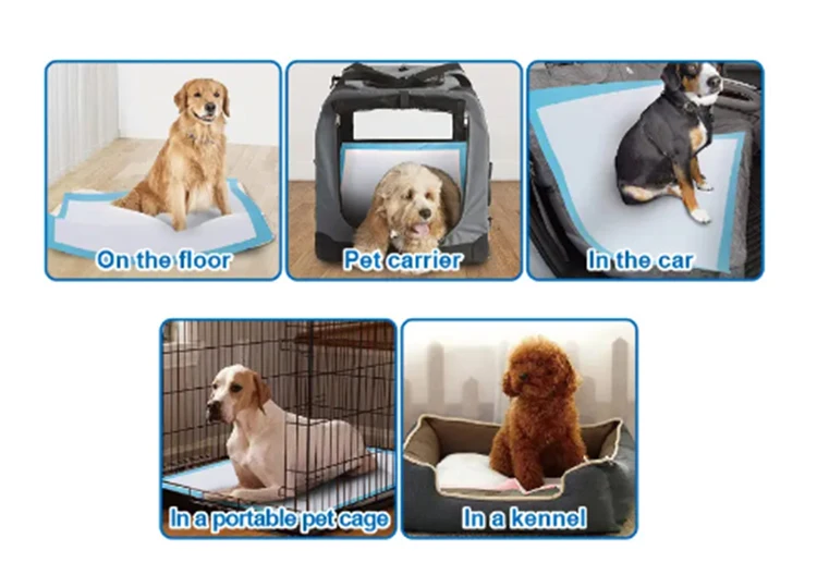 Pet Products Super Absorption Waterproof Puppy Pee pad Pet Diaper Mat Pet Dog Training Pad