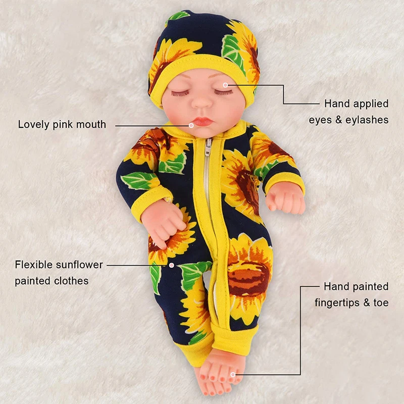 Factory Manufacturer Real Life Girl Babies fragrance food grade eco-friendly 12 inch lovely girls baby reborn doll