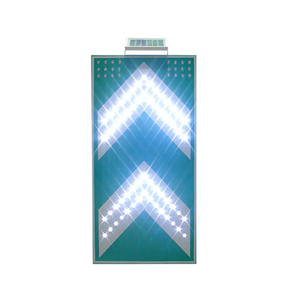 Solar Power Blinking Warning Light Left Turn Only Traffic Sign