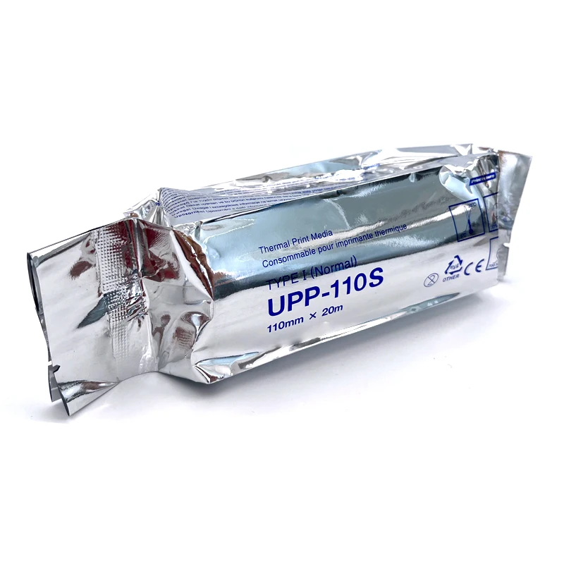 Оптовая продажа глянцевая медицинская бумажная UPP-110S ультразвуковая термобумага типа I для видеопринтера Sony