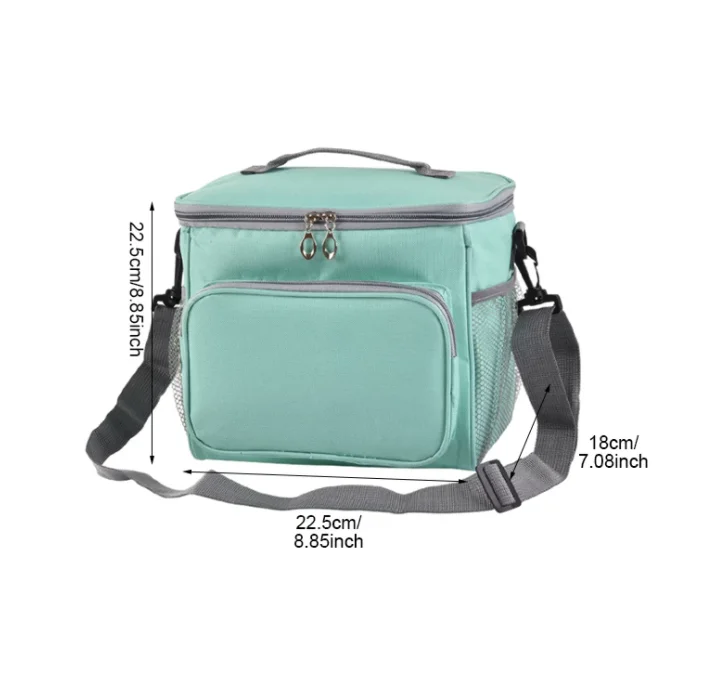 
OEM Thermal Insulated Cooler Bags Large Picnic Lunch Bento Box Trips BBQ Meal Ice Zip Pack Accessories 