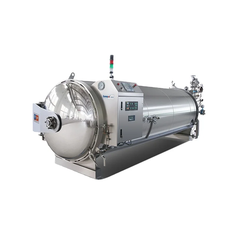 autoclave water spray fish canned food sterilization retort autoclave retort