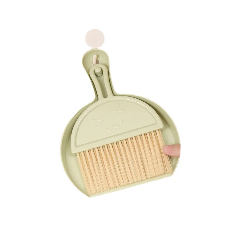 Desktop Mini Broom Keyboard Cleaning Brush Small Broom With Dustpan Set