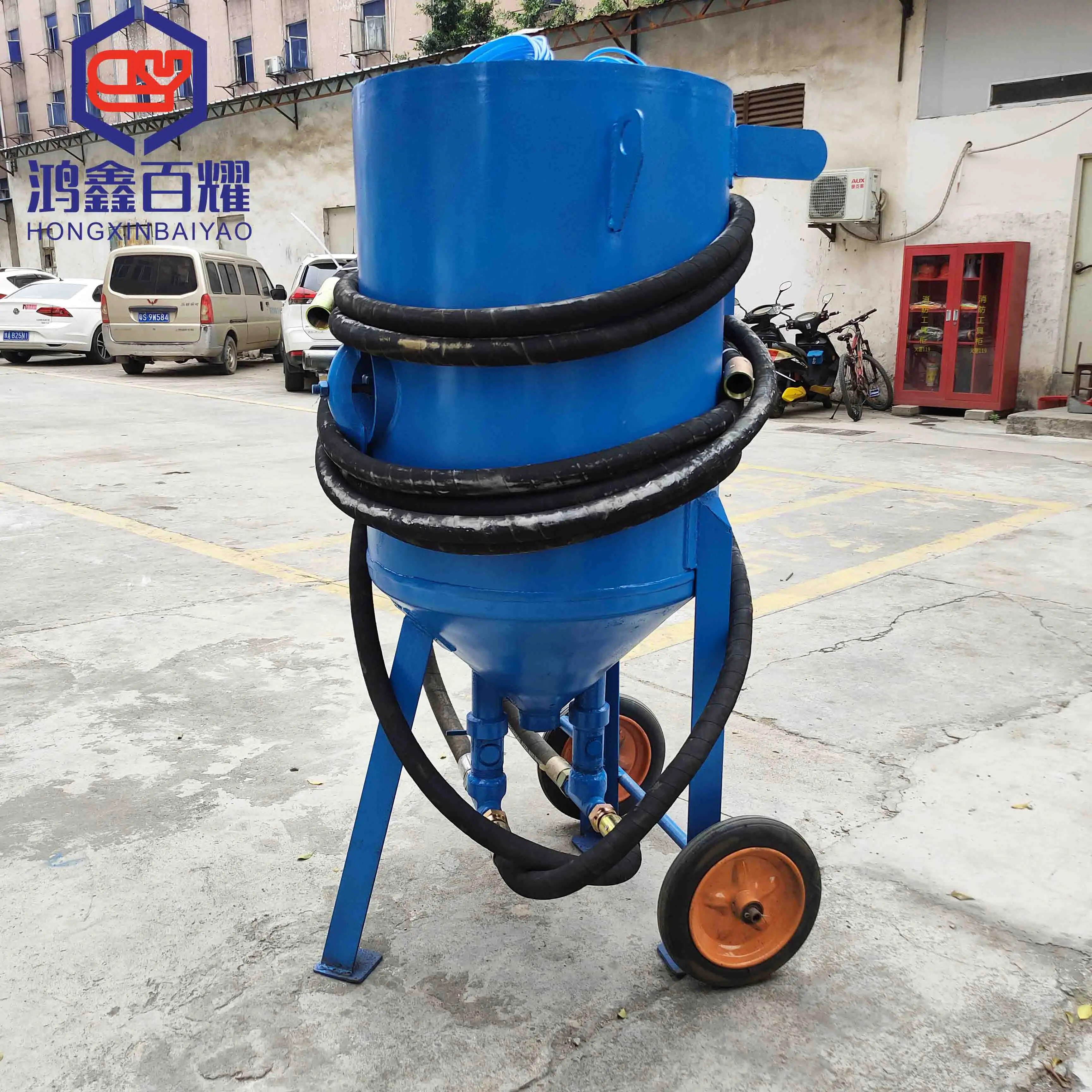 BY-620HP Wet Sand Blaster Sand Blasting Machine Dust Free Sandblasting Cleaning Machine  Portable Water Dustless Sandblaster