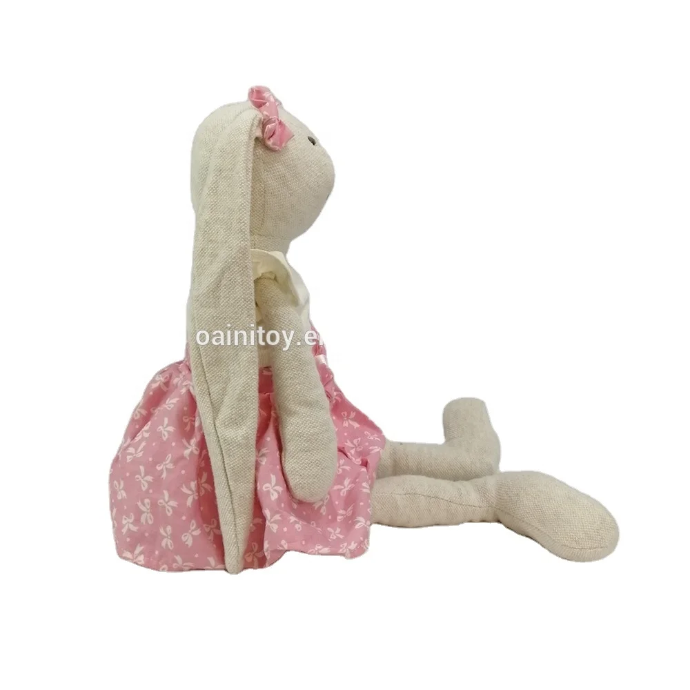 Factory ODM OEM Toys Stuffed Bunny Cheap Soft Toys Popular Ready to Ship Product Long Ear Stuffed Plush Bunny