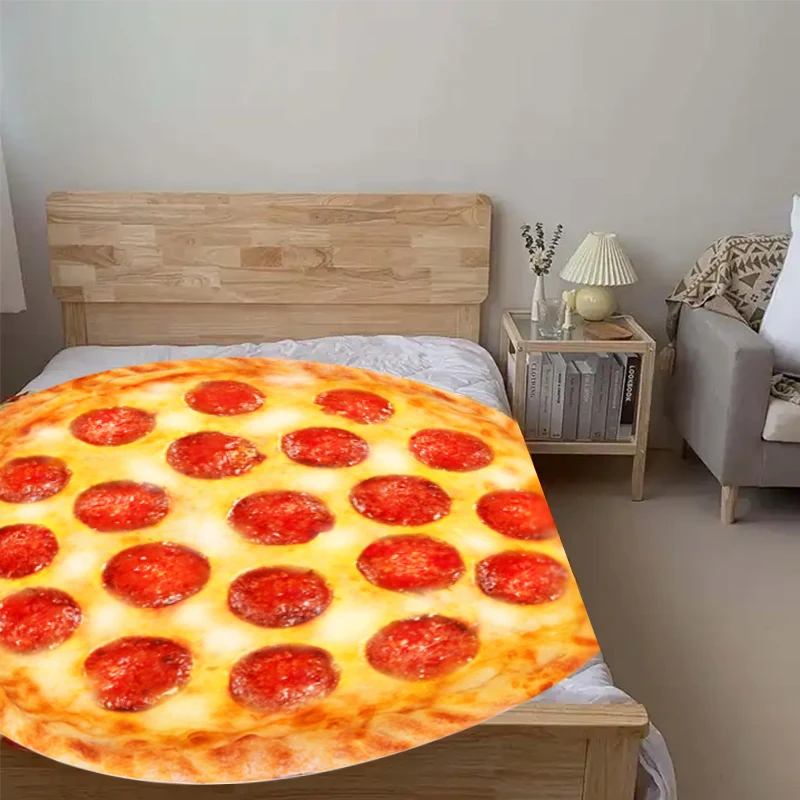 Pizza Blanket for Kids Realistic Pizza blankets & throws, Super Soft Funny Blanket Gifts for Teenage Boys and Girls