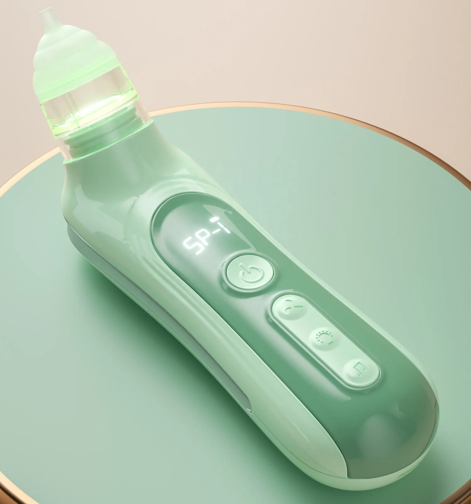 Custom wholesale Electric Suction Sucker machine Ear Vacuum Light Baby Nasal Aspirator Electric Nose Cleaner