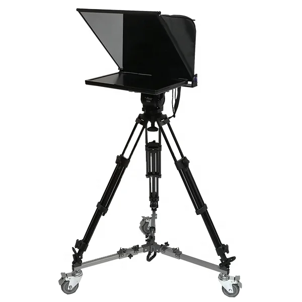 20 inch HD self-reversing monitor wireless controller  professional glass  studio prompter for broadcast TV Church University