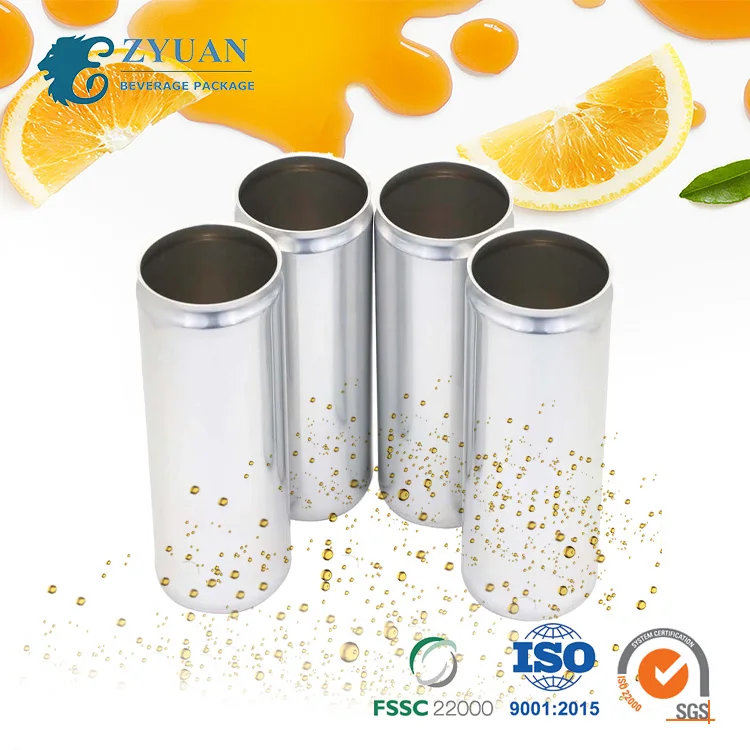 Standard Stubby Slim Sleek 330ml 500ml 355ml 473ml 250ml Customized logo Blank Aluminum Cans For Soft Drinks