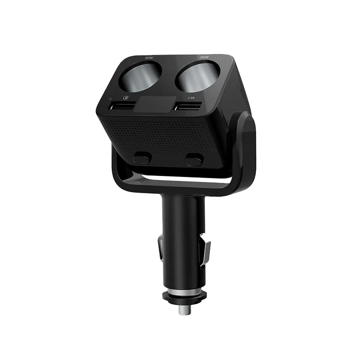 12/24v Car Cigarette Lighter Adapter Socket Splitter Plug Dual Usb Fast Charger Converter 5v/2.4a LED Indicator Universal 12-24v