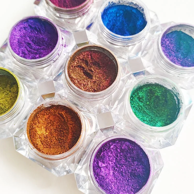 Brand Mcess FREE SAMPLES color mica pearl watercolors pigments powders for resin art ink painting