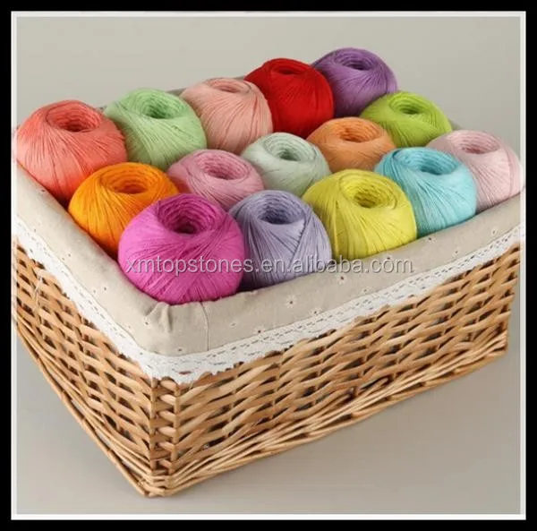 Cotton Bamboo Fiber Blend Wool Yarn for Hand Knitting