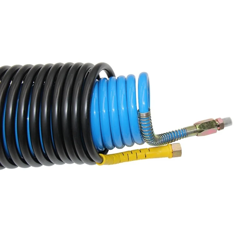 Custom Trailer Pneumatic Air Brake Coils Pa Air Brake Spiral Spring Coil Coiled Hose for Truck