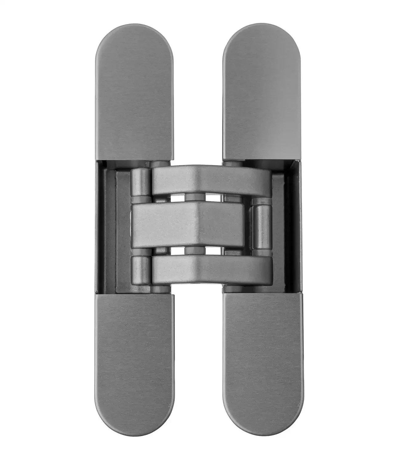 180 Degree Concealed Invisible Door Hinge Zinc Alloy 3D Adjustable Butt Hinge for Hidden Door Swing Door